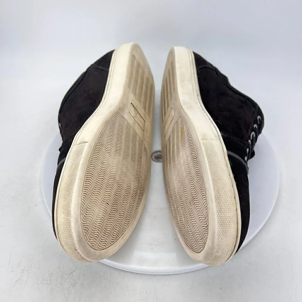 Rodd & Gunn Men Size EU45 US 12 Black Suede White Sole Lace Up Comfort Shoes